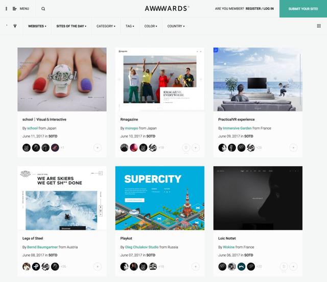 舍不得告訴你的10個網頁設計靈感站（要收藏）